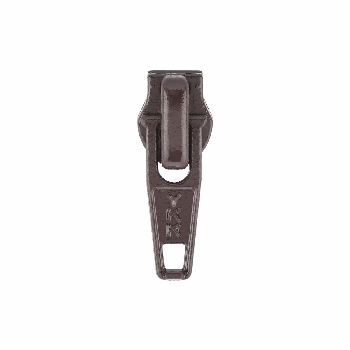 Ohio Travel Bag Zippers #4.5 Brown, YKK Long Tab Swivel Slider, Zinc Alloy, #4.5C-1-BRO 4.5C-1-BRO