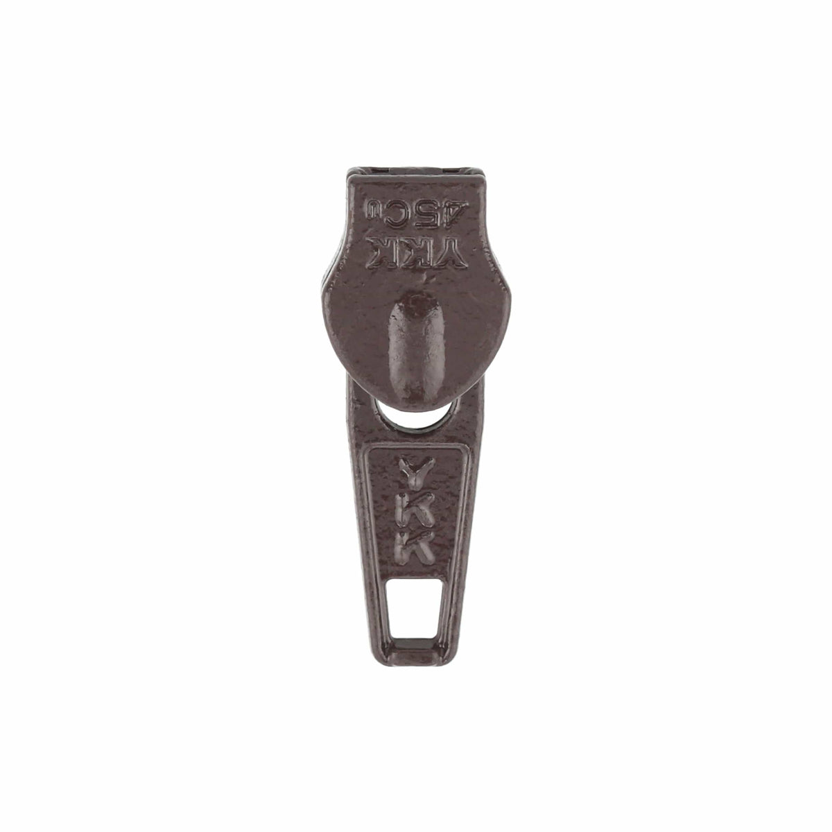 Ohio Travel Bag Zippers #4.5 Brown, YKK Long Tab Swivel Slider, Zinc Alloy, #4.5C-1-BRO 4.5C-1-BRO