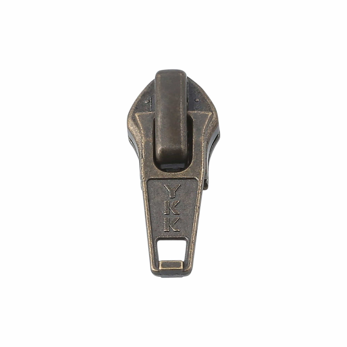 Ohio Travel Bag Zippers #5 Antique Brass, YKK Short Tab Auto Lock Slider, Zinc Alloy, #5CN-3-ANTB 5CN-3-ANTB