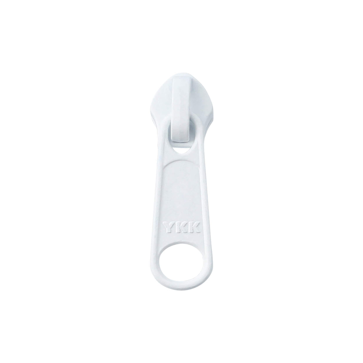 Ohio Travel Bag Zippers #5 White, YKK Long Tab Semi Swivel Slider, Zinc, #5CN-1-WHT 5CN-1-WHT