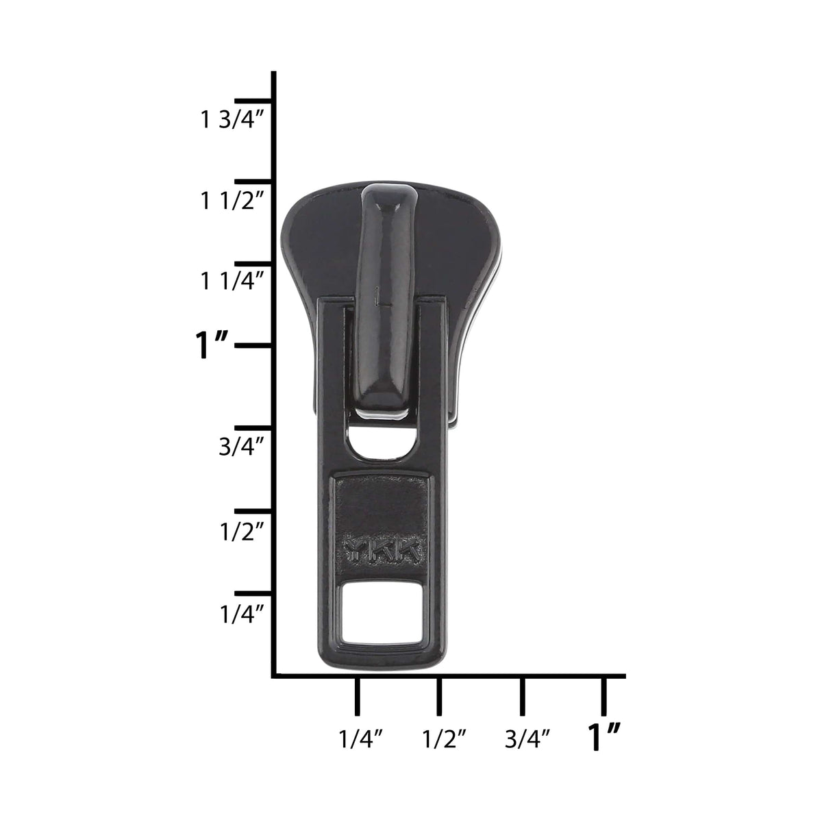 Ohio Travel Bag Zippers #8 Black, YKK Vislon Auto Lock Slider, Zinc Alloy, #8V-1-BLK 8V-1-BLK