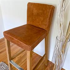 Leather Chair Cover with Treasure Mallory