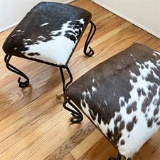 Hair-On Hide Stools