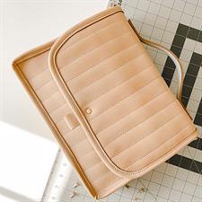 Quilted Leather Satchel
