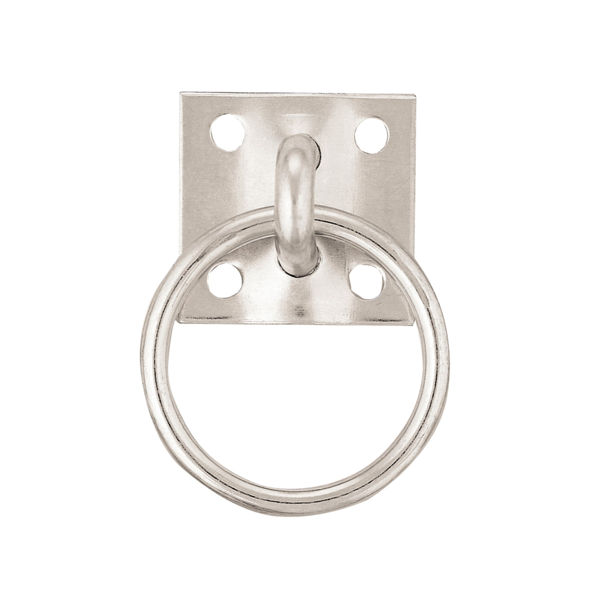 #52 Tie Ring Plate Zinc Plated, 1-3/4" x 1-7/8"