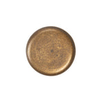 Caps for #104 Tubular Rivets, Antique Brass