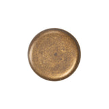 Caps for #104 Tubular Rivets, Antique Brass