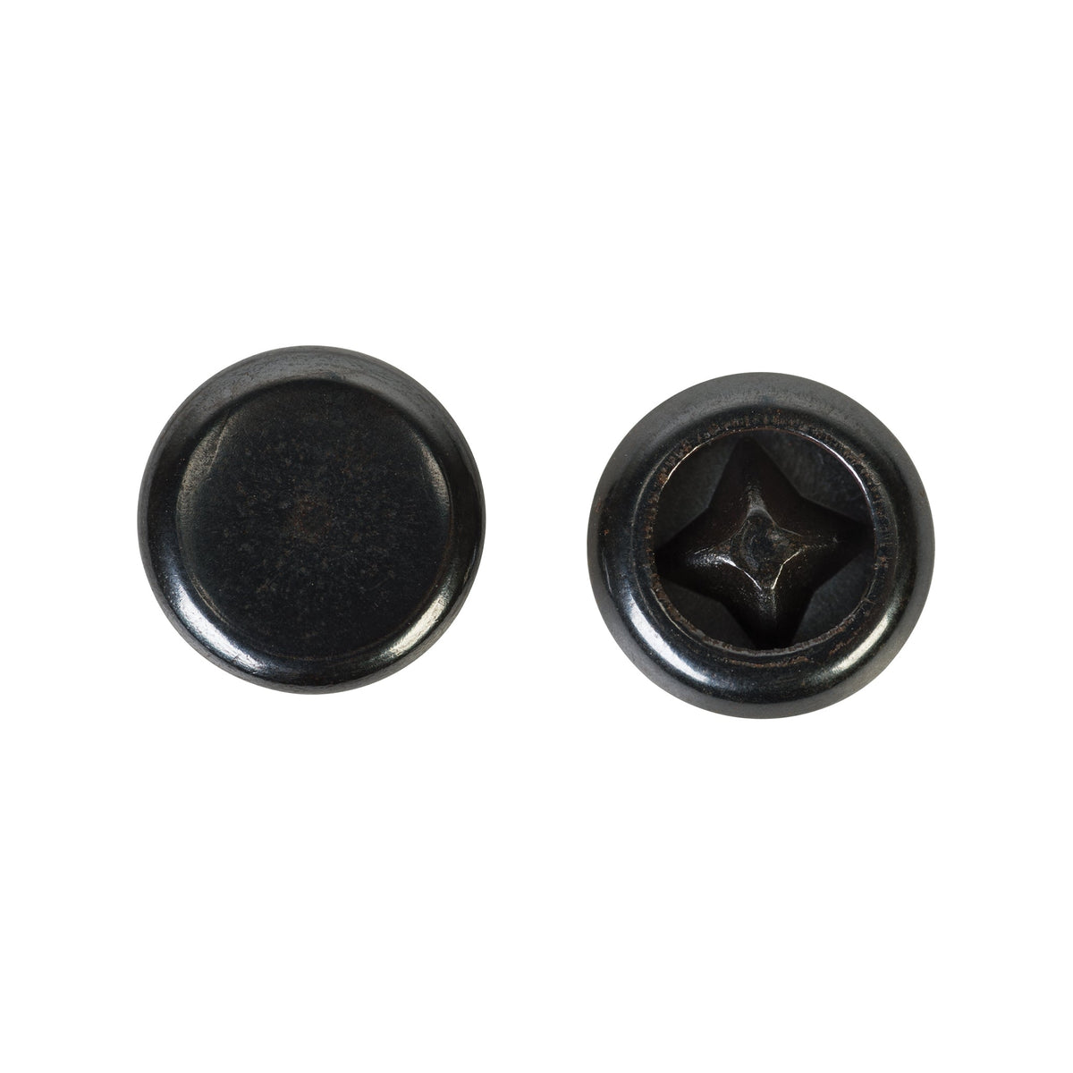 Caps for #104 Tubular Rivets, Black