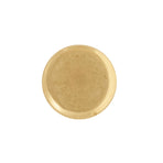 Caps for #104 Tubular Rivets, Brass Plated