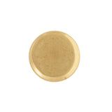 Caps for #104 Tubular Rivets, Brass Plated
