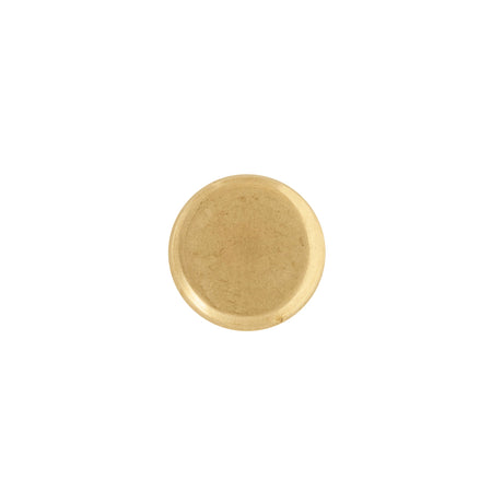 Caps for #104 Tubular Rivets, Solid Brass