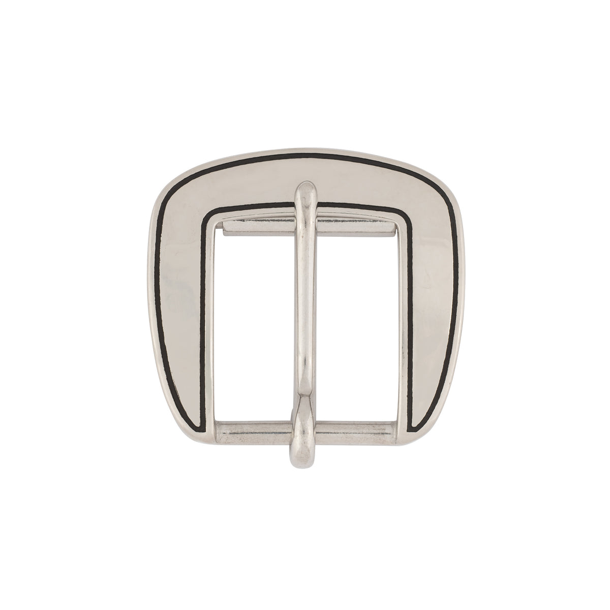 04076 Smooth and Grooved Flank Buckle, 1-3/4"