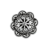 Jeremiah Watt Accented Floral Concho with Loop
