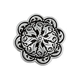 Jeremiah Watt Accented Floral Concho with 1/8" Post, 1"