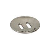 Jeremiah Watt Accented Heart Concho with Slot, 1-1/2"