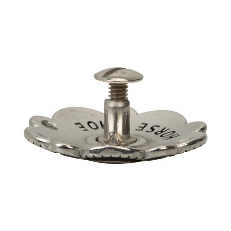 Jeremiah Watt Floral Star Concho, 1-1/2" with screw