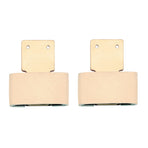 2-1/2" Leather Covered Vertical Blevins Buckle