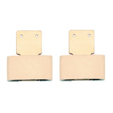 2-1/2" Leather Covered Vertical Blevins Buckle