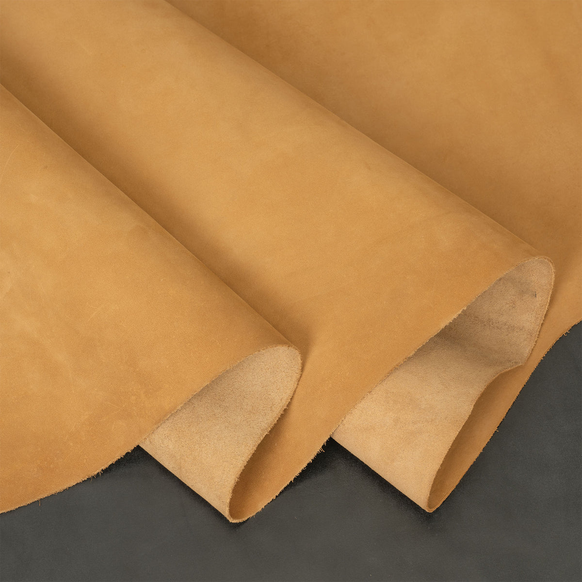 Chrome Tanned Nubuck Leather Sides, 5-6 oz.