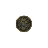 Line 24, Antique Brass, Oak Leaf Cap, Steel