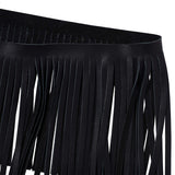 Deertan Cowhide Fringe