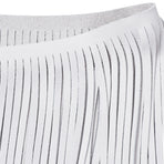 Deertan Cowhide Fringe