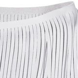 Deertan Cowhide Fringe