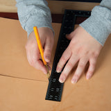 12" x 8" Steel Square with Non-Slip Tape