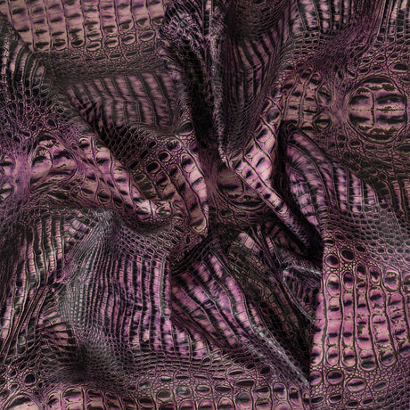 Embossed Leather, 2/3 oz., Purple Croc