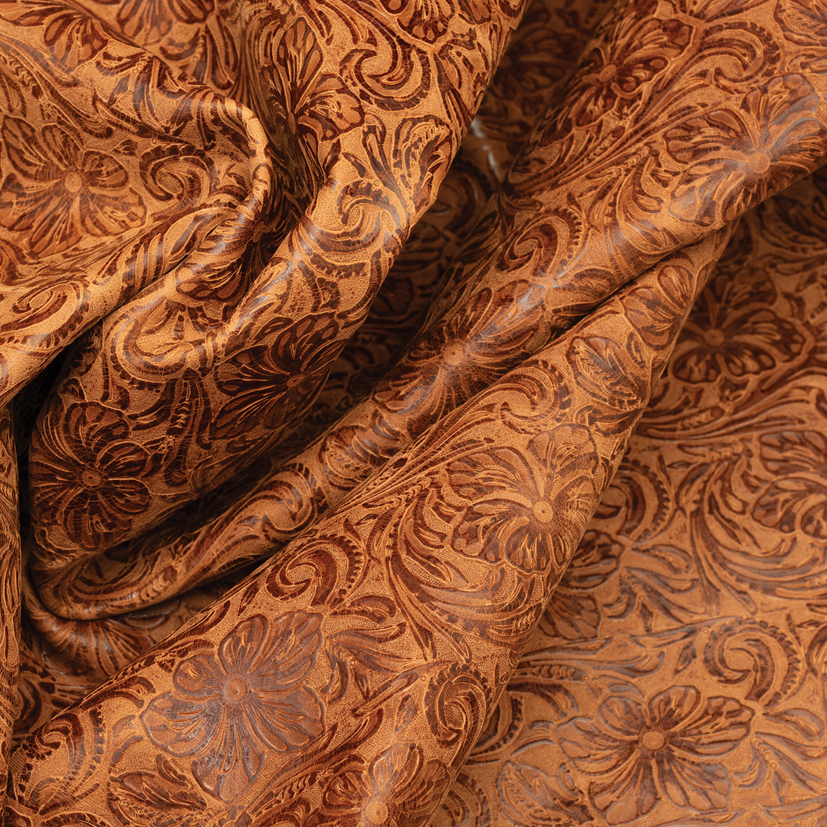 Embossed Leather, 2/3 oz., Floral
