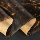 Sample, Burnt Chiptan American Bison Leather