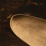 Burnt Chiptan American Bison Leather, 3/4 oz.