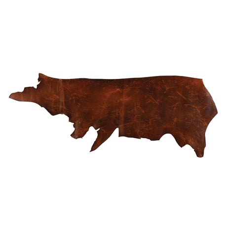 Sample, Burnt Chiptan American Bison Leather