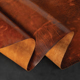 Burnt Chiptan American Bison Leather, 3/4 oz.