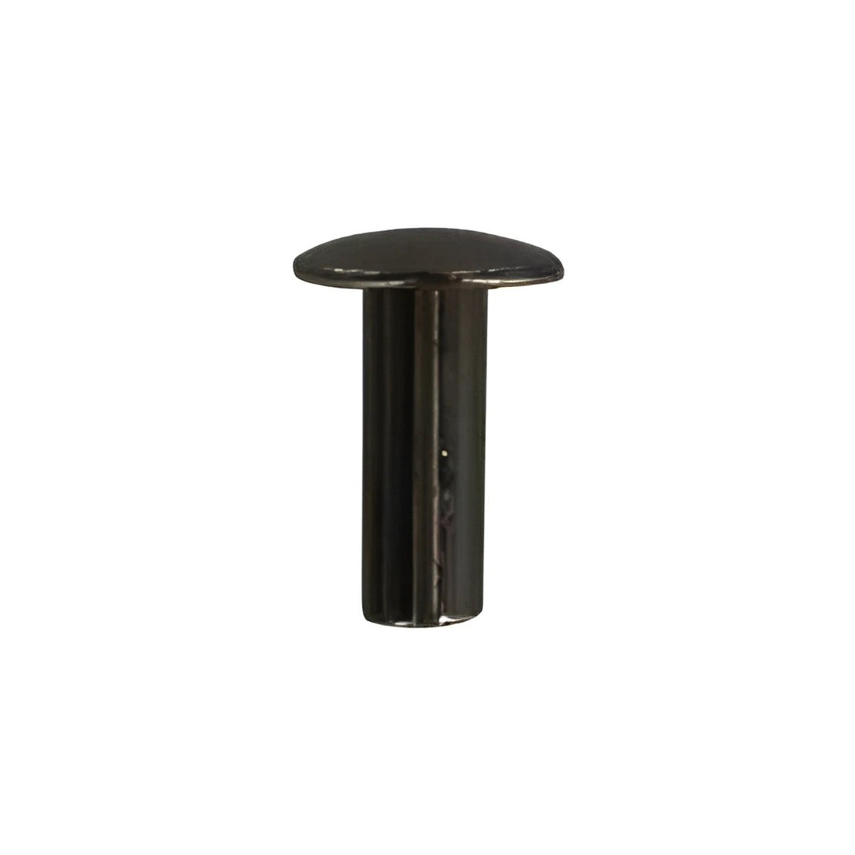 6/16" Black Tubluar Rivet, Steel - 24 pk