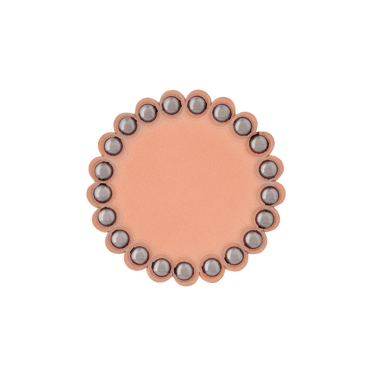 Leather Concho 1-1/4" With Spots Only