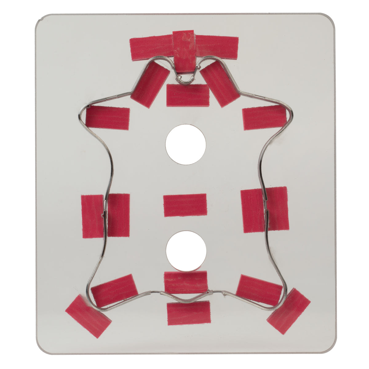 Polycarb Cutting Die, Cowhide Coaster, front
