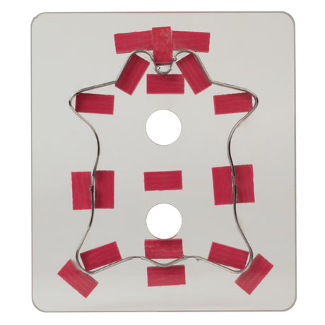 Polycarb Cutting Die, Cowhide Coaster, front