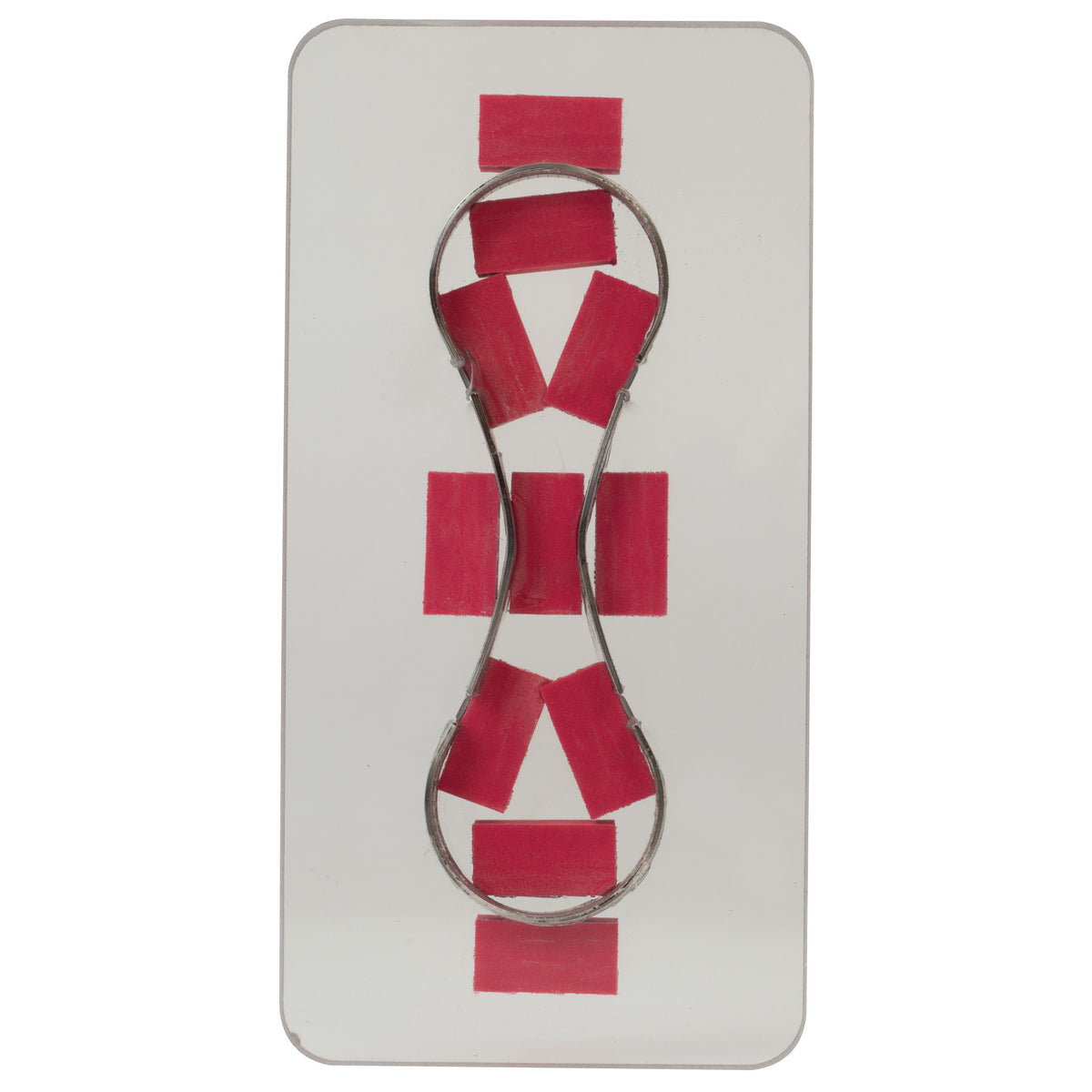 Polycarb Cutting Die, Round Key Fob, front