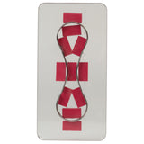 Polycarb Cutting Die, Round Key Fob, front