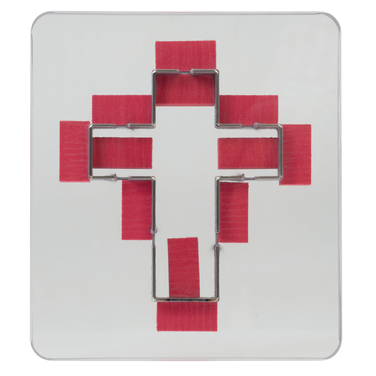 Polycarb Cutting Die, Cross, top