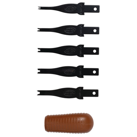 Quick Change Edge Beveler, Handle and 5 Blades (0-4)