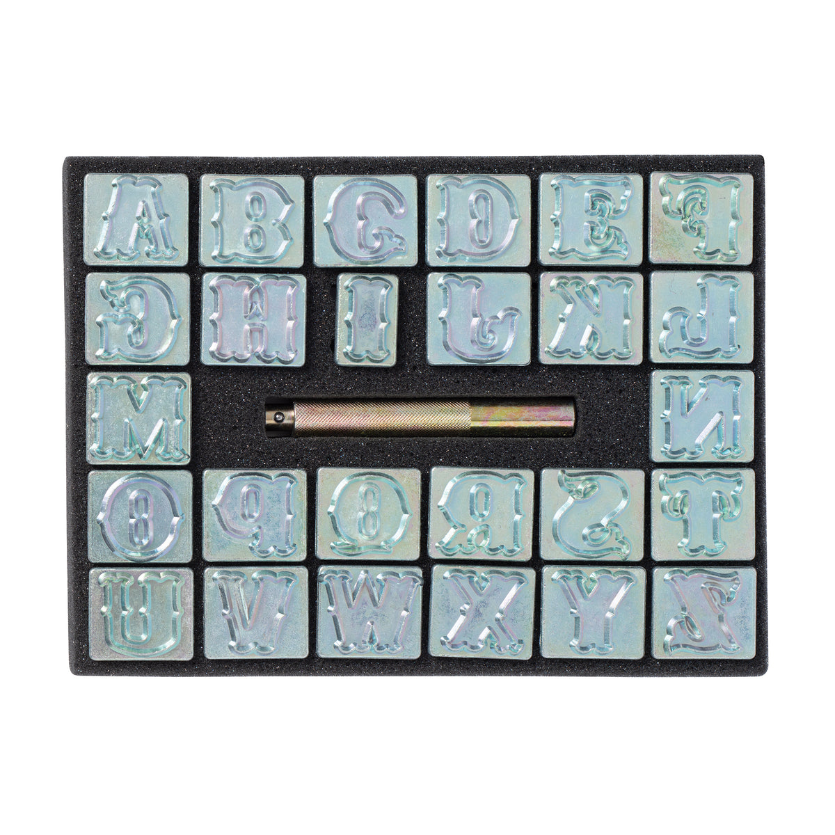 Uppercase Alphabet Stamping Set, 1"