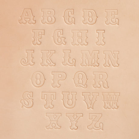 Leather Art Alphabet Stamping Set, 3/4"