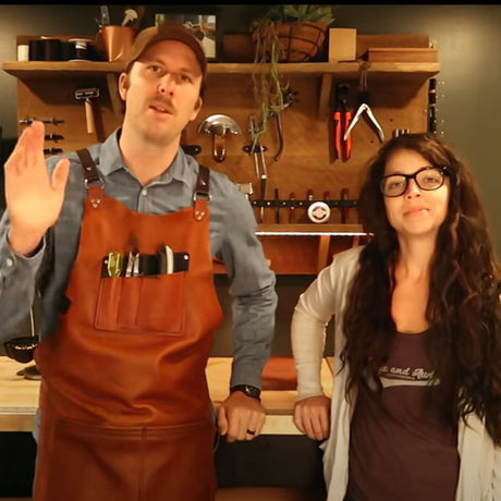 For a modern take on traditional leather projects, check out tutorials by Axe & Awl Leatherworks.