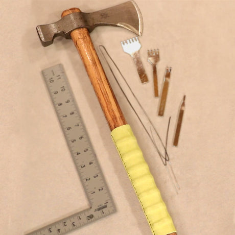 Handmade Leather Axe Handles