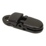 1 1/2" Black, CueClip, Plastic