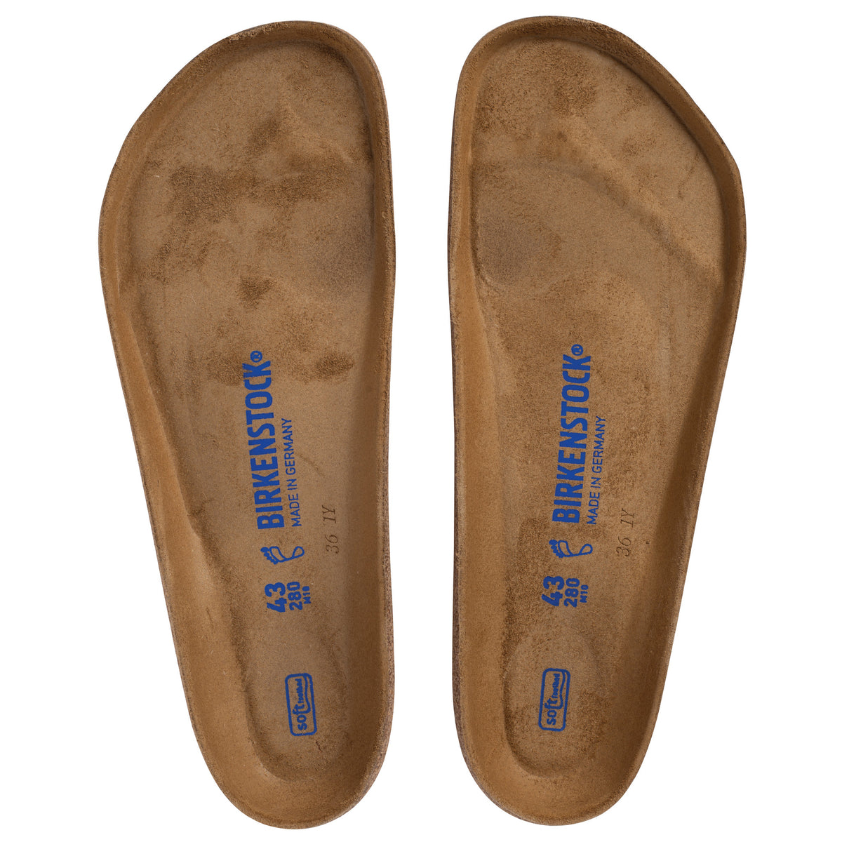 43mm, Birkenstock Soft Suede Footbed