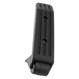 8 3/4" Black, Ball Bearing Wheel w/ Bumper, Plastic