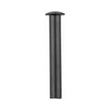 1 1/2" Black, Tubular Rivet, Steel - 12 pk